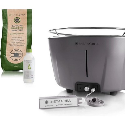 InstaGrill InstaGrill - Smokeless table barbecue - Dove Gray + Starter Kit
